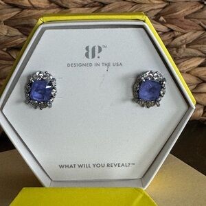 Bomb Party Lab Created Lavender Fluorite Fused with Genuine Quartz on Hematite